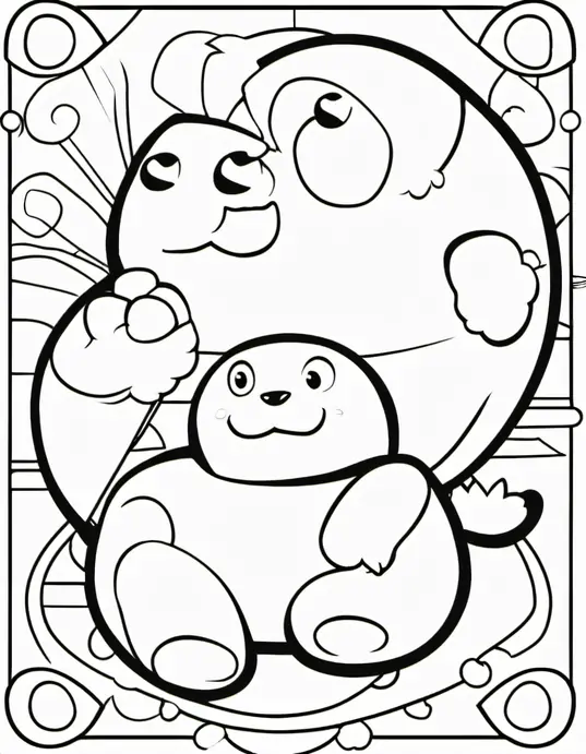 Coloring the Jolly Juggling Elephant Circus Scene