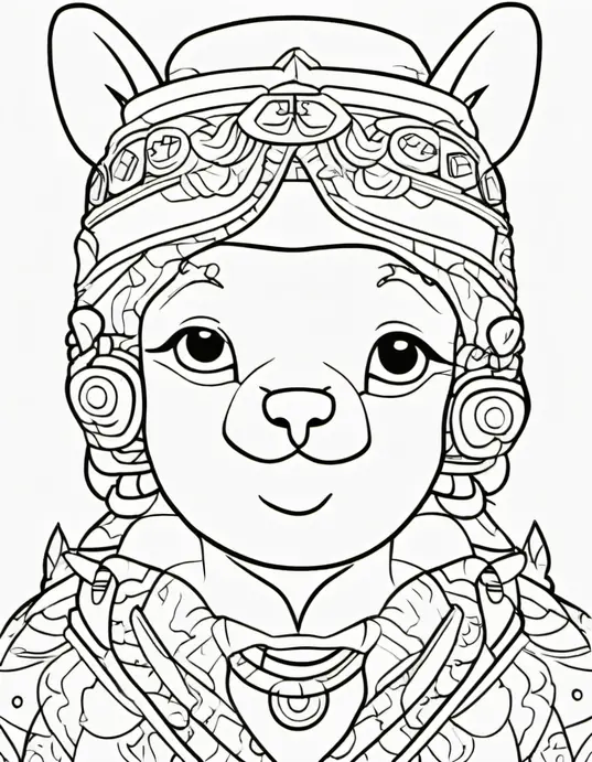 Colorful Unicorn Birthday Party Scene for Kids