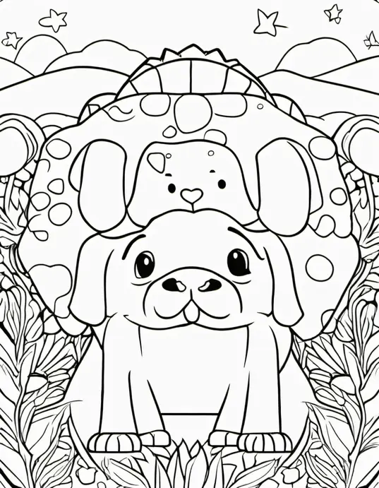 Butterfly Garden Coloring Patterns for Kids