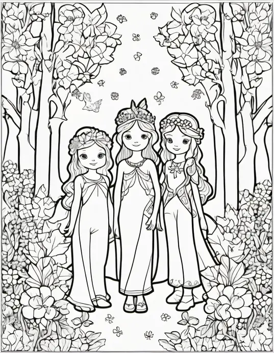 Enchanting Forest Fairy Color-in Adventure