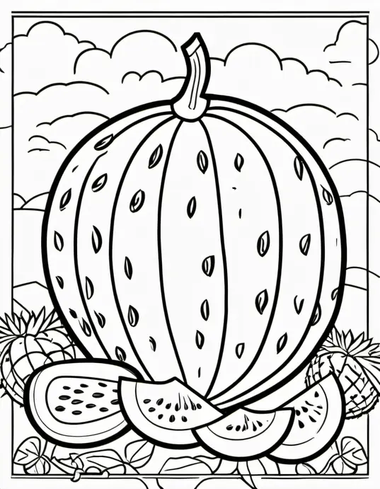 Colorful Watermelon Patch for Kids to Explore