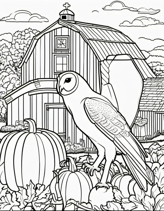 Turkey Farm Coloring Adventure