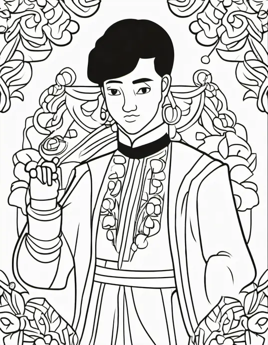 Spooky Forest Creature Coloring Page