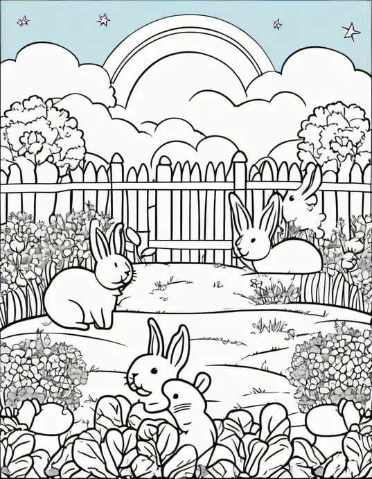 Colorful Carrot Garden for Kids