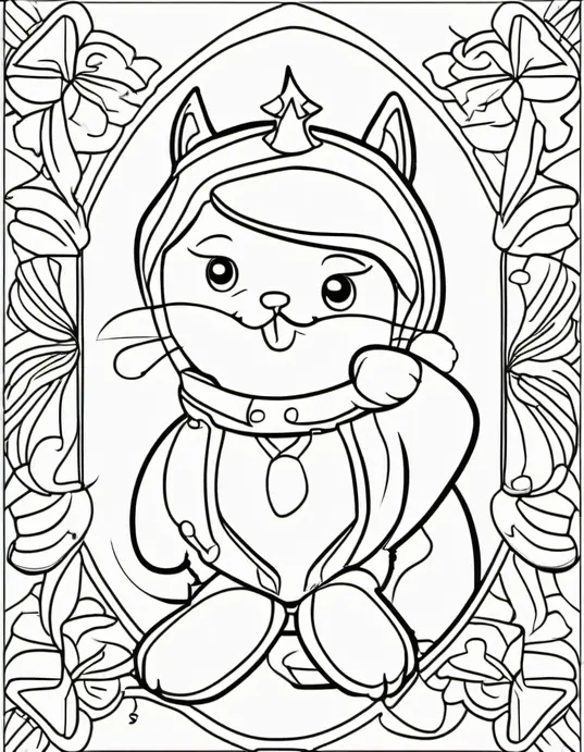 Enchanted Forest Coloring Page for Kids