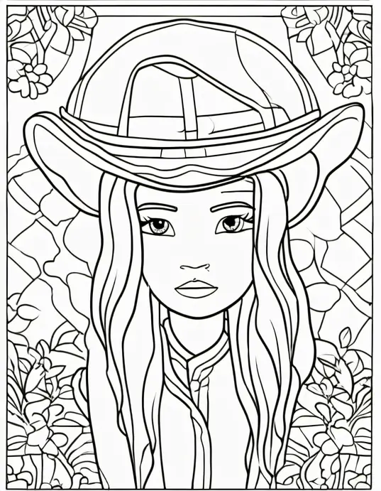 Enchanted Forest Coloring Scene for Kids