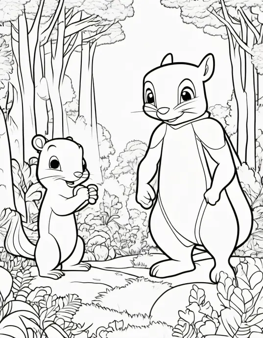 Color Superhero Forest Friends
