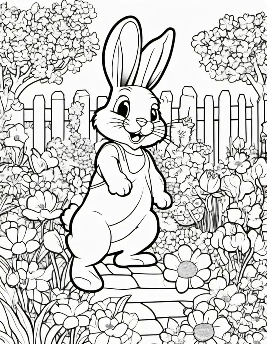 Easter Bunny's Colorful Garden Adventure