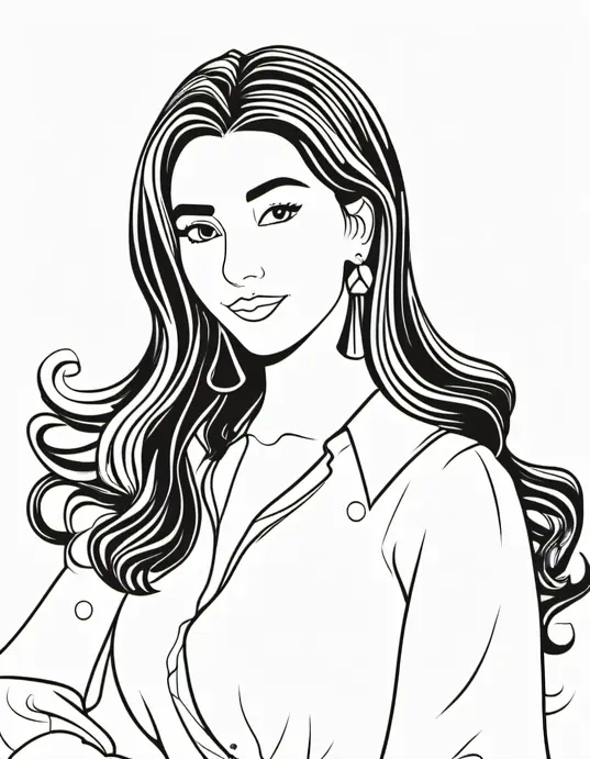 Butterfly Garden Coloring Page for Kids