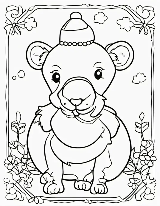 Fire Truck Coloring Page for Kids: Fun Vehicle Adventure