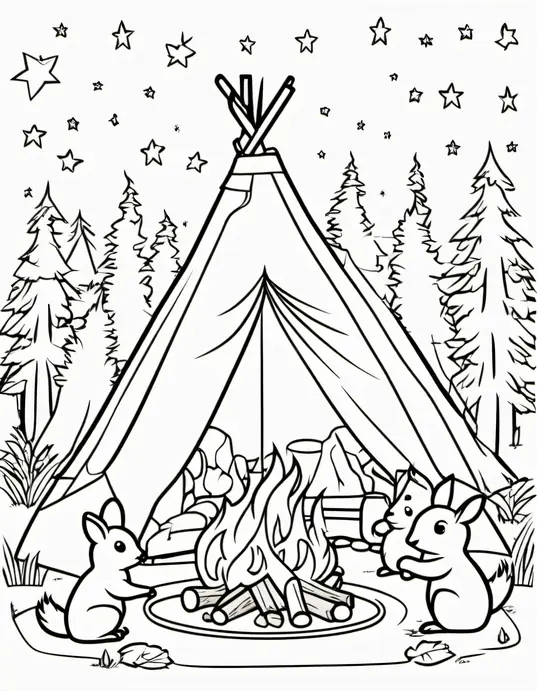 Color and Campfire Tales: Forest Friends Gathering