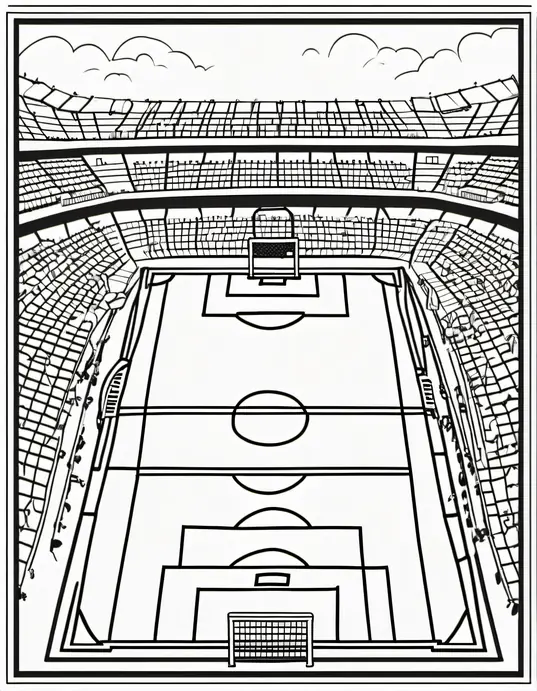 Colorful Soccer Matchplay Field for Kids