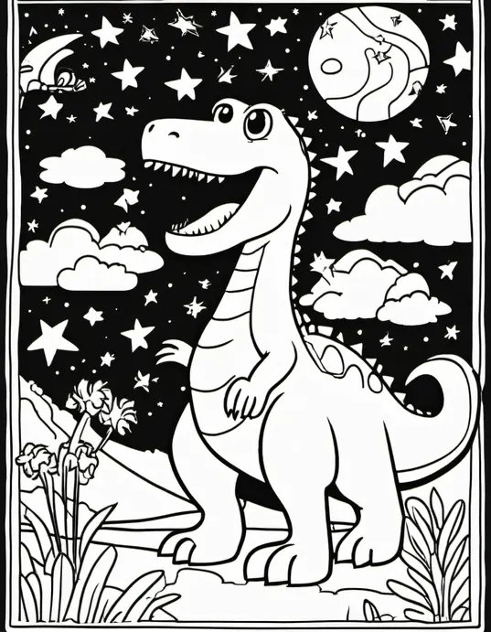 Color Starry Night Skyland Safari!