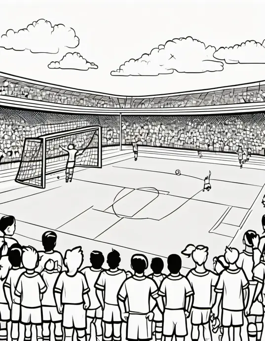 Color and Play Soccer Goal Daydream!