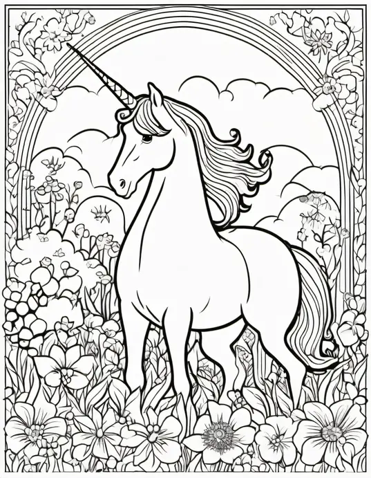 Color Unicorn Meadow: Magical Horse Adventure