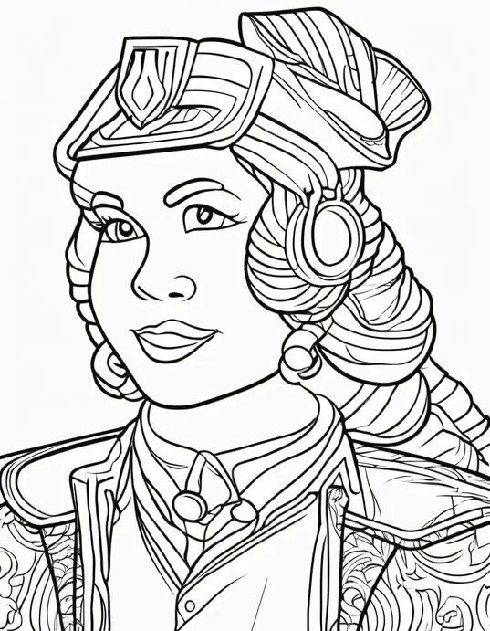 Colorful Campfire Stories: Forest Night Coloring Page