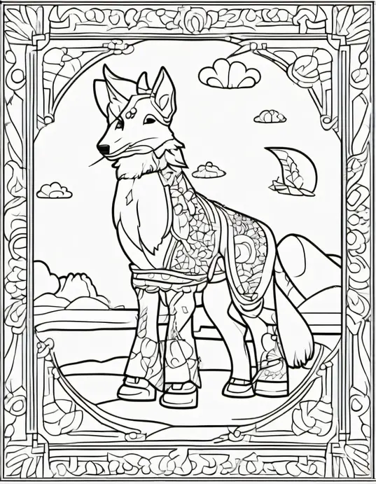 Snowflake Forest Coloring Adventure