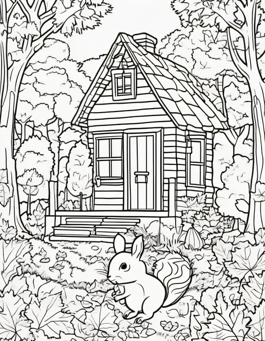 Autumn Leaves Forest Coloring Adventure