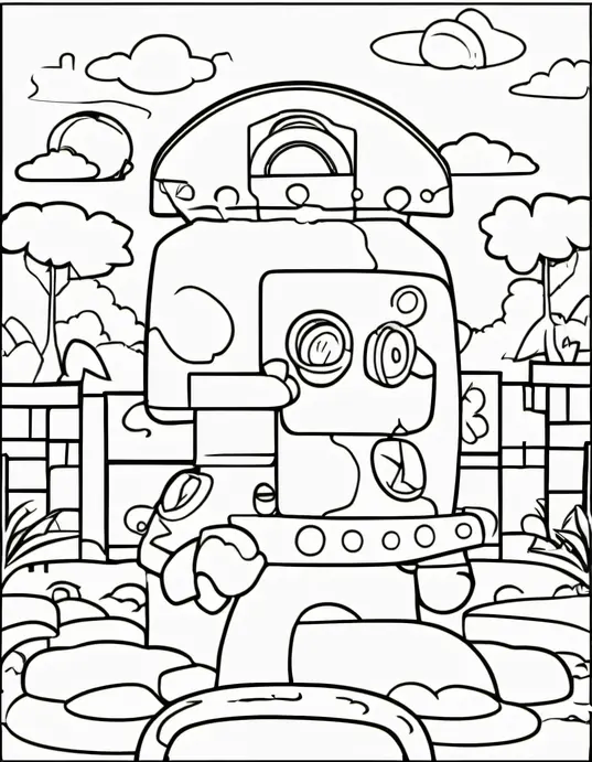 Butterfly Garden Coloring Patterns for Kids