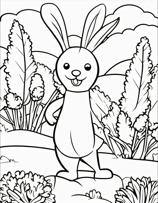 Colorful Carrot Patch Adventure for Kids