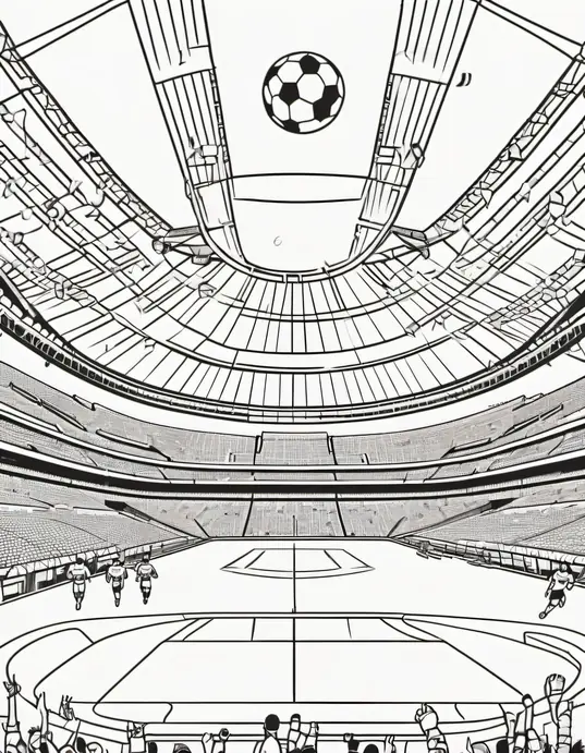 Color & Play: Superhero Soccer Stadium!