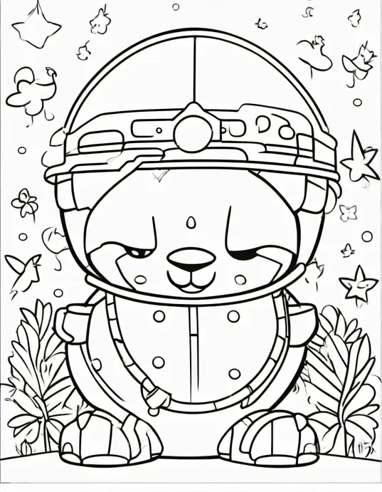 Cuddly Forest Friends: Coloring Fun for Little Artists