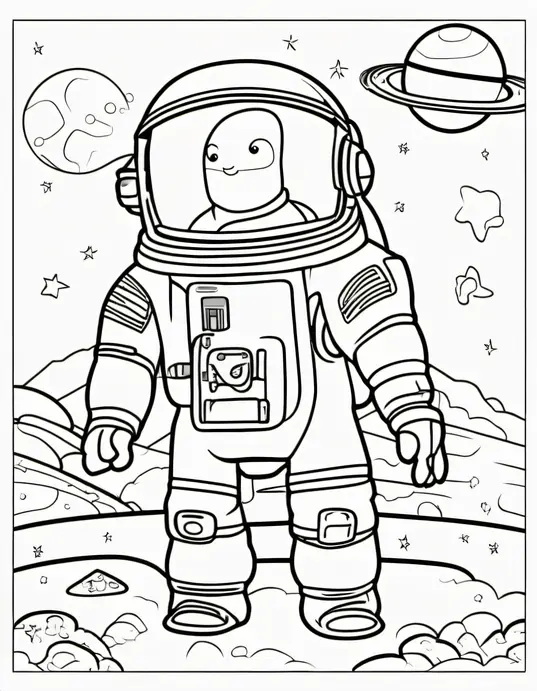 Colorful Moon Landing Adventure for Little Astronauts
