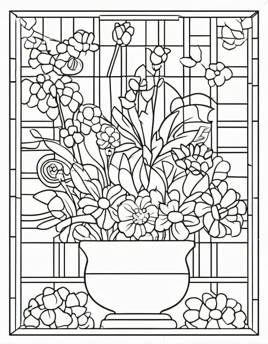 Medieval Dragon's Lair Coloring Page