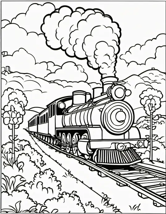 Color Tracks: Steam Train Adventure Scene