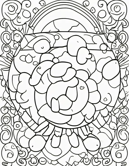 Fire Truck and Police Car Coloring Page