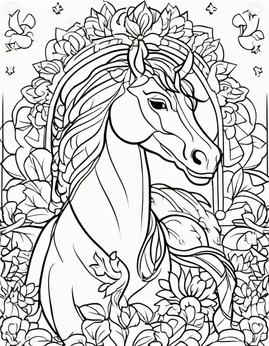 Autumn Forest Animals Coloring Page for Kids
