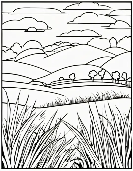 Pokemon Coloring: Catch Pikachu in Grassland Scene