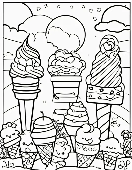 Color Ice Cream Sunshine Surprise Party!