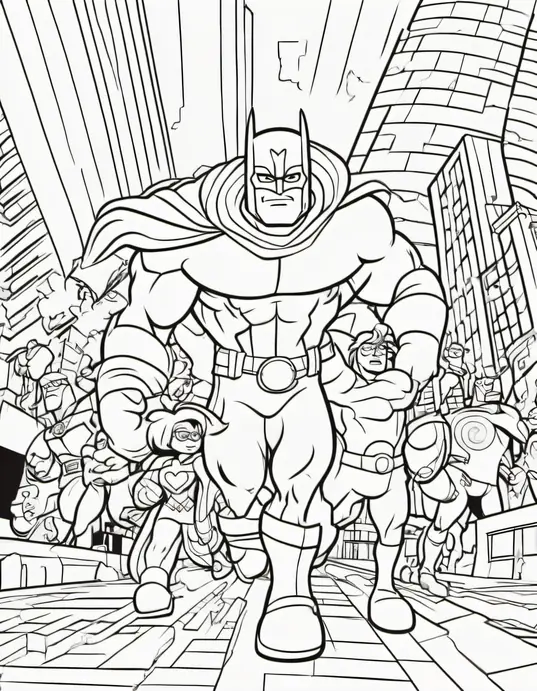 Color Superheroes Saving Rainbow City