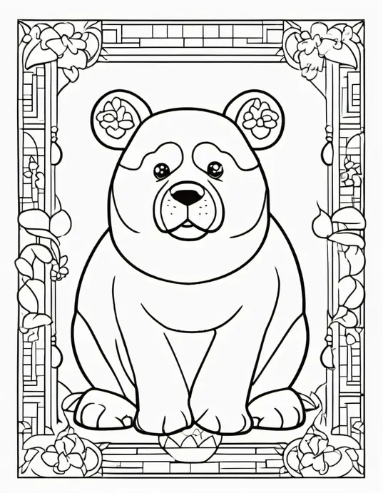 Butterfly Garden Coloring Scene for Kids