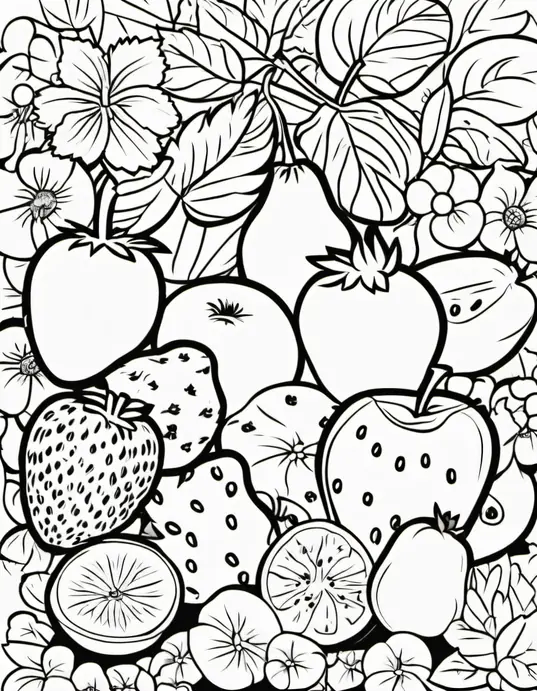 Colorful Fruit Garden for Kids