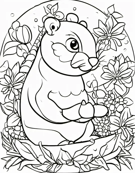 Enchanting Castle Coloring Page for Young Princesses