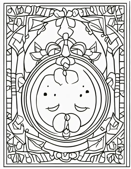 Easter Bunny's Garden Coloring Page