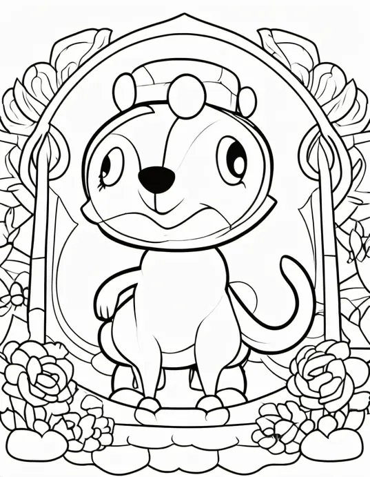 Explore Snowy Peaks Coloring Adventure
