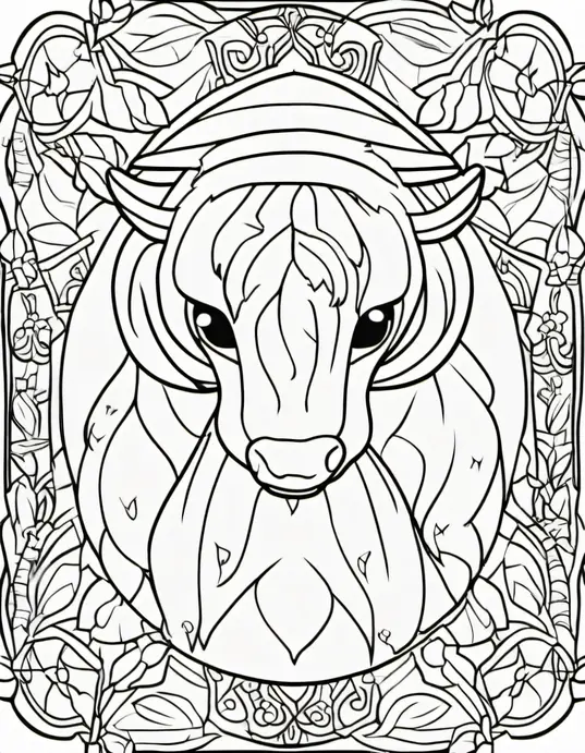 Enchanting Forest Creatures Coloring Page