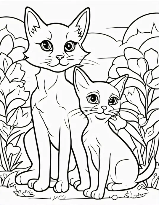 Color and Play: Kitten and Puppy Playtime Adventure