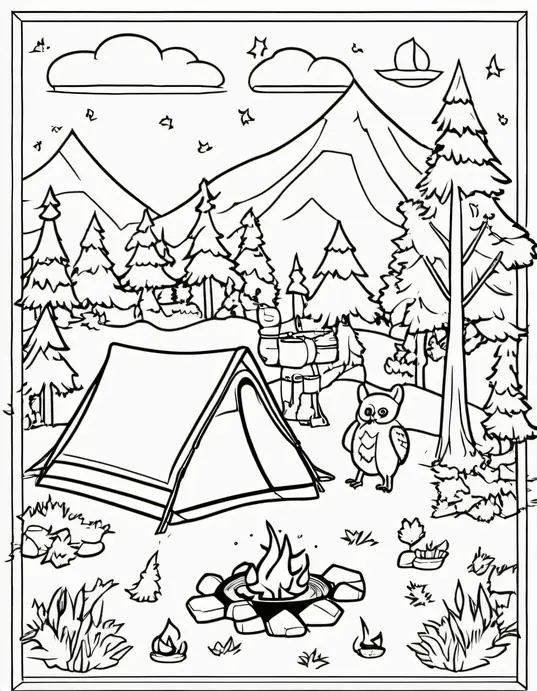 Color Campfire Tales: Wildlife Nighttime Safari