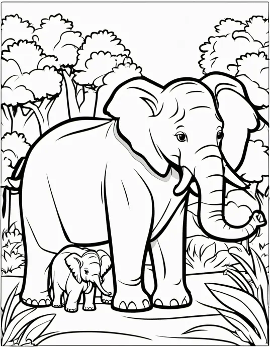 Colorful Zoo Baby Animals Playtime Scene