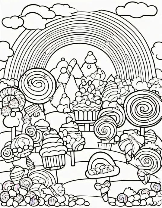 Colorful Candyland Rainbow Creations