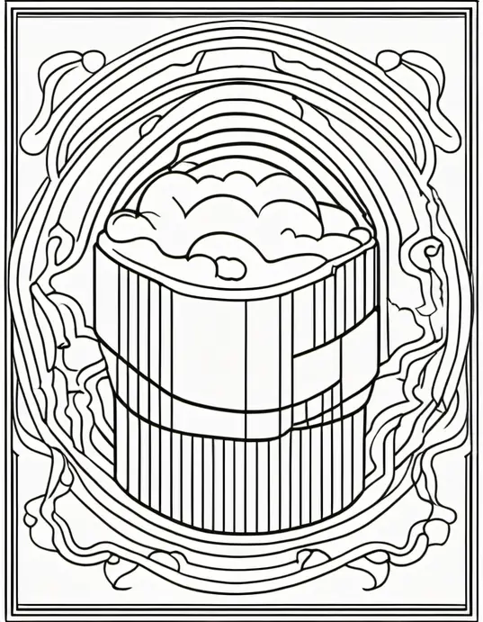 Tiger Stripes Coloring Page Zoo Adventure