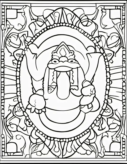 Exciting Dolphin Beach Coloring Scene for Kids