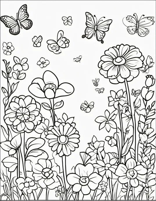 Color Hearts Blossoming Garden for Kids