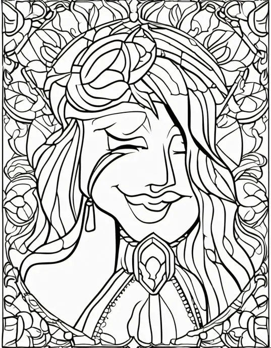 Autumn Forest Animal Coloring Page