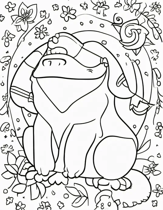 Butterfly Garden Coloring Patterns