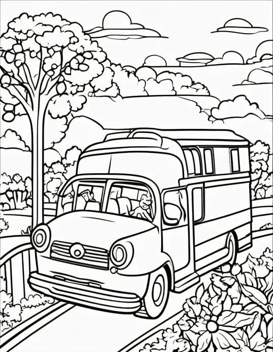 Snowflake Forest Coloring Adventure